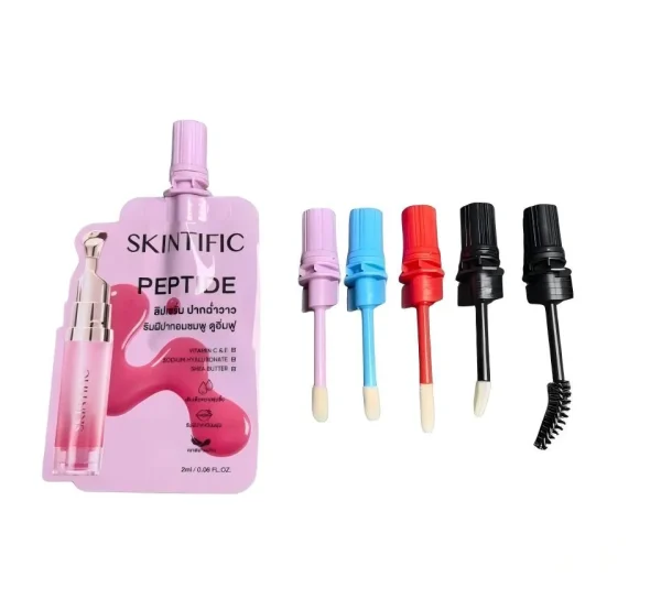 flexible packaging for lip gloss