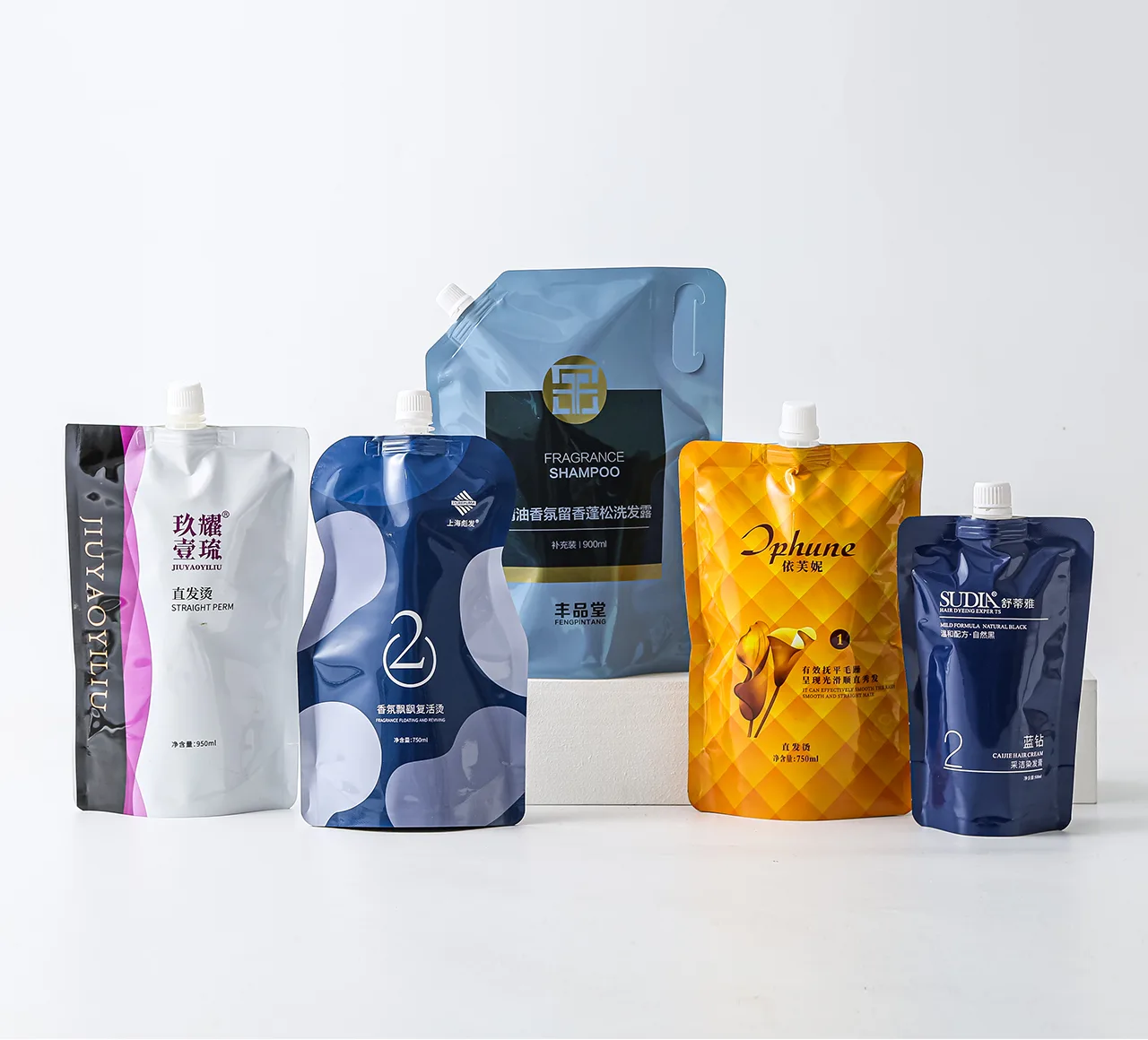 spout cap application cosmetics packaging