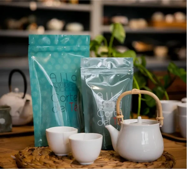 spout cap application fermented tea packaging