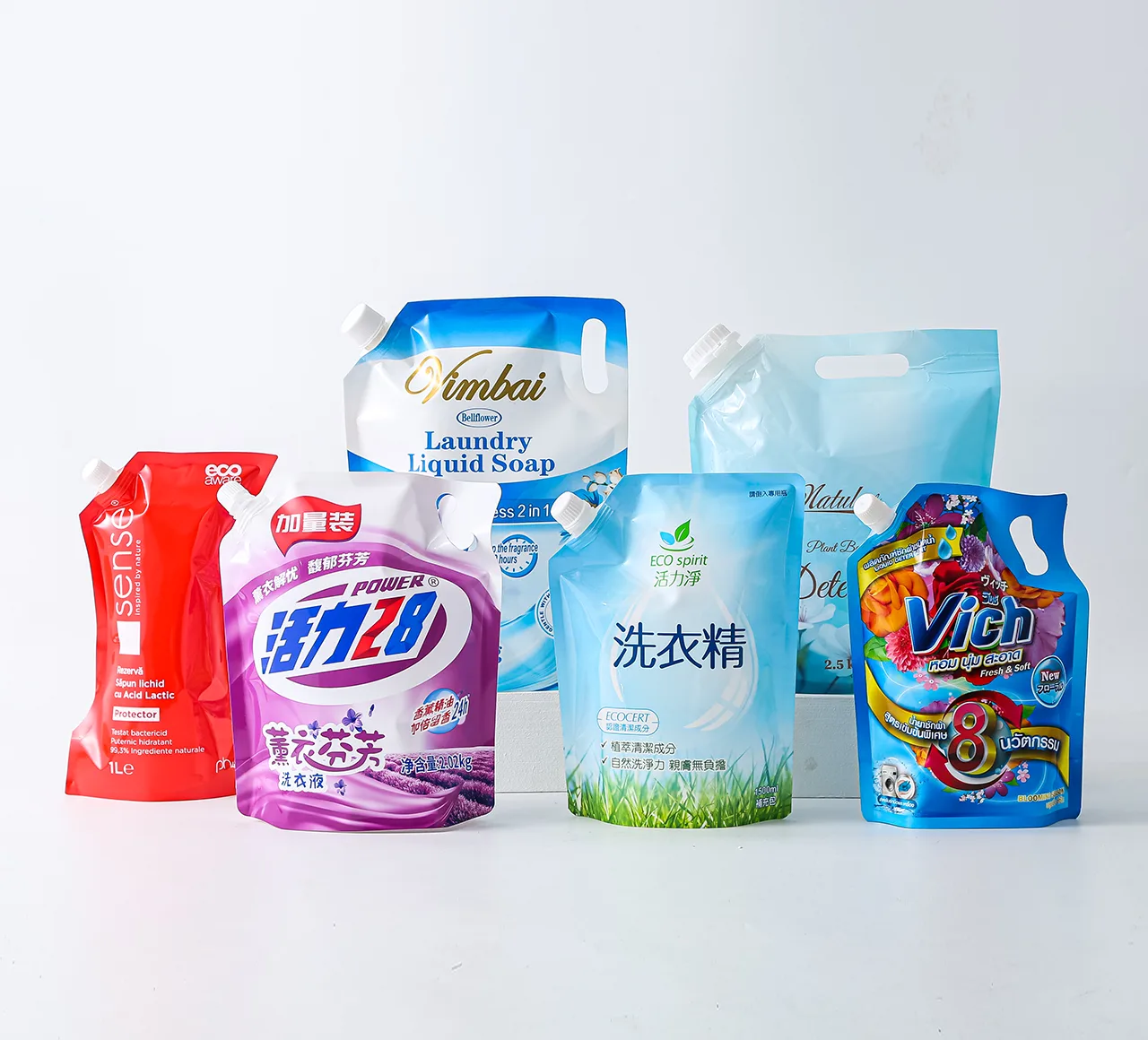 spout cap application personal care packaging