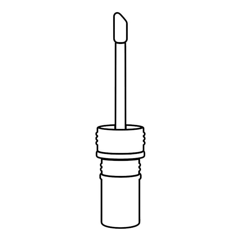 spout cap for lip gloss