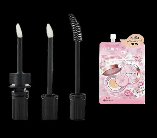 spout cap with brush