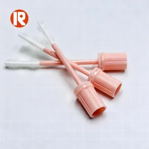 spout caps with eyelash brush