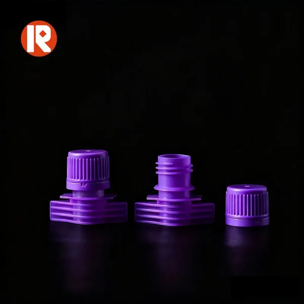 15mm reusable spout cap 10 purple