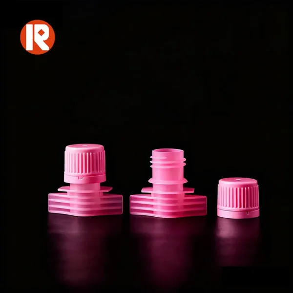 15mm reusable spout cap 3 pink