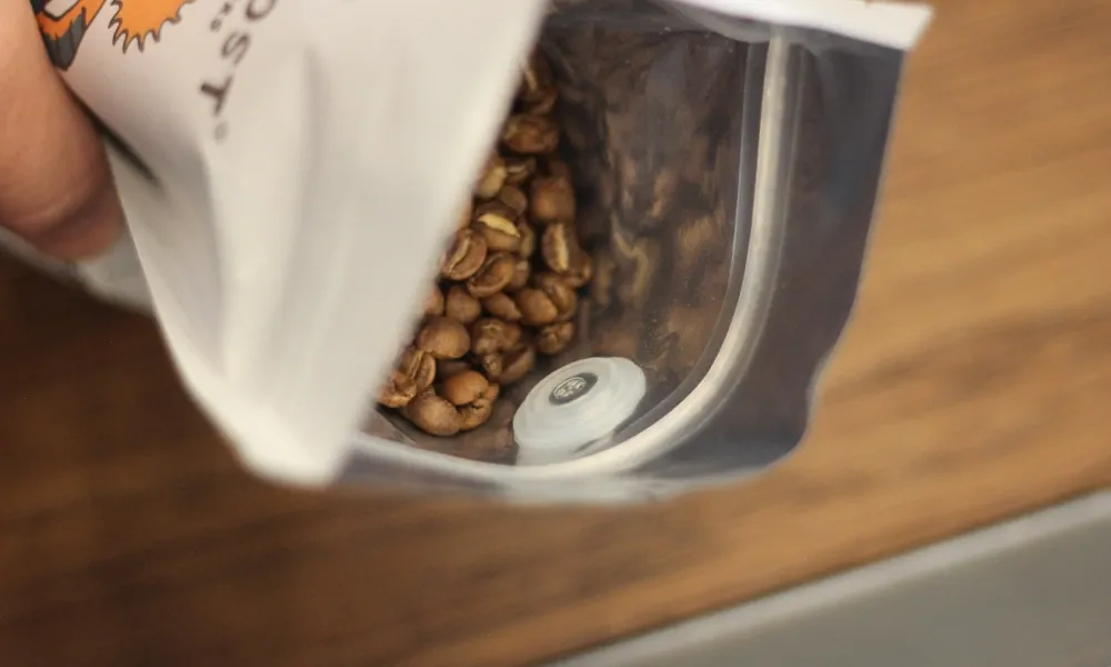 Kaffeeverpackungsbeutel braucht Ventil