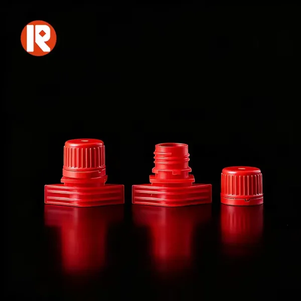 venta al por mayor 16mm doypack spout cap 6 rojo