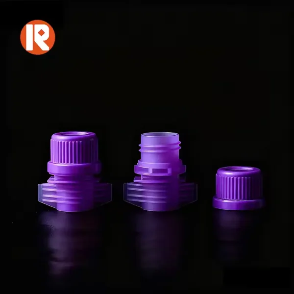 wholesale 20mm spout fitment cap 5 purple