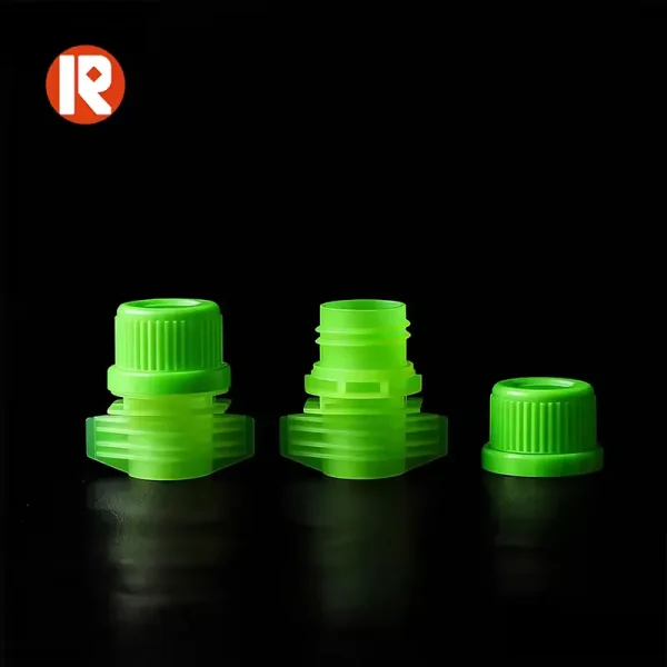 wholesale 20mm spout fitment cap 7 green
