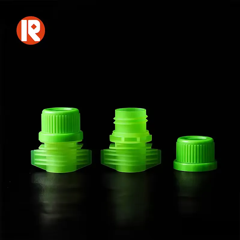wholesale 20mm spout fitment cap 7 green