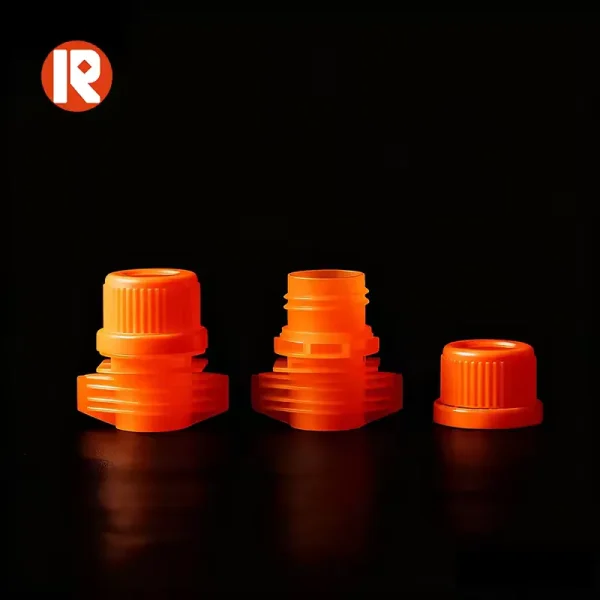 wholesale 20mm spout fitment cap 8 orange