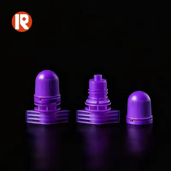 tapón de pico de cúpula morado