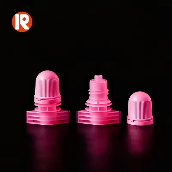 tapón de pico de cúpula rosa