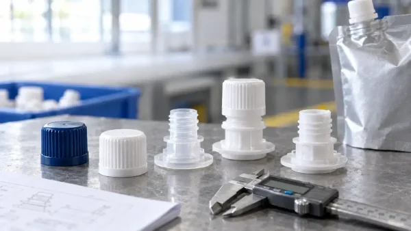 Spout cap accessories for doypack - spout cap manufacturer